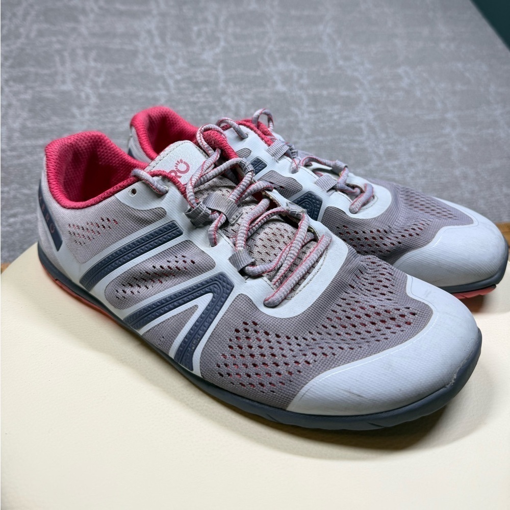 Xero Gray Pink Minimalist Barefoot Lace Up Running Active Sneaker Size 11